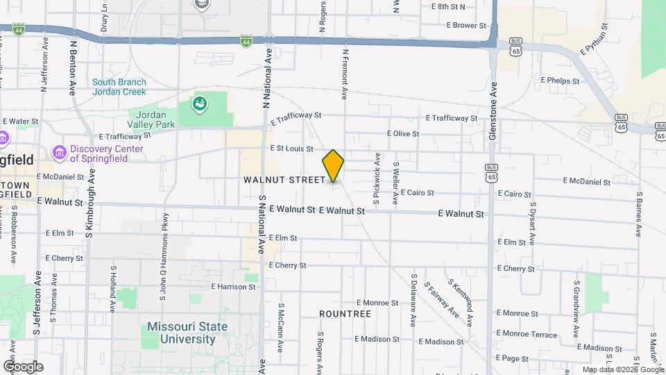 1340 E McDaniel St Map and Location Details
