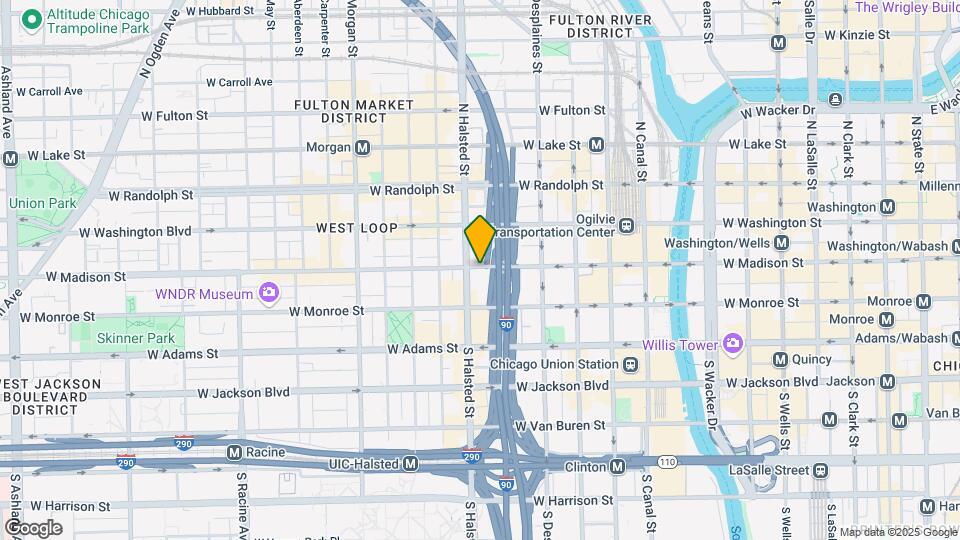 727 W Madison St-Unit -STUDIO Map and Location Details