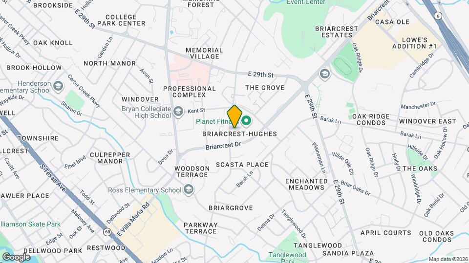 1506 Broadmoor Dr Map and Location Details