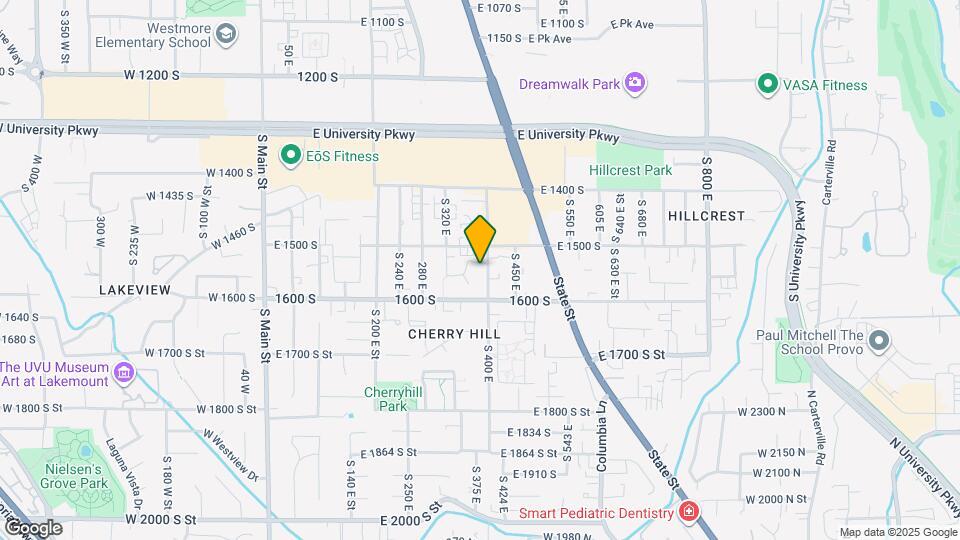 1540 S 400 E Map and Location Details