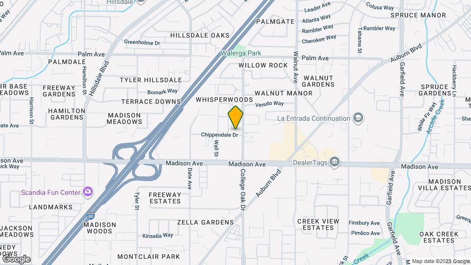 4833 Chippendale Dr Map and Location Details