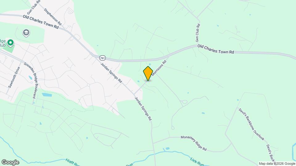 168 Morrisons Rd Map and Location Details