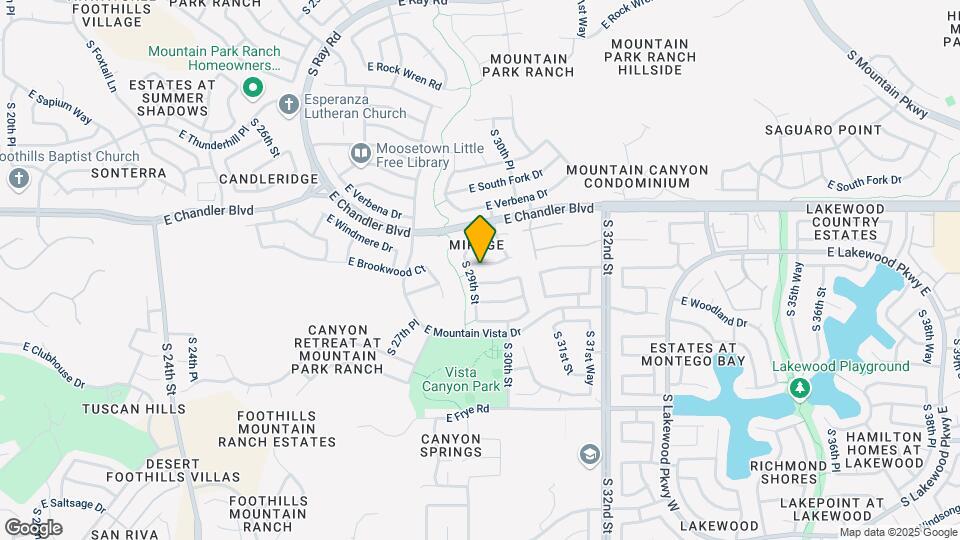 2911 E Amber Ridge Way Map and Location Details