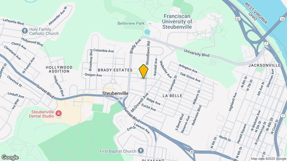 515 Woodlawn Rd Map and Location Details