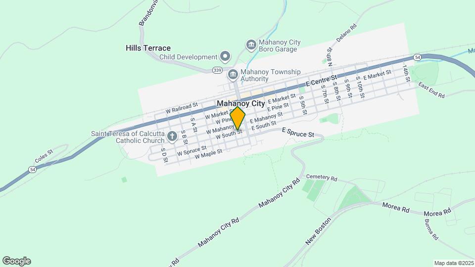 34 W South St Map and Location Details