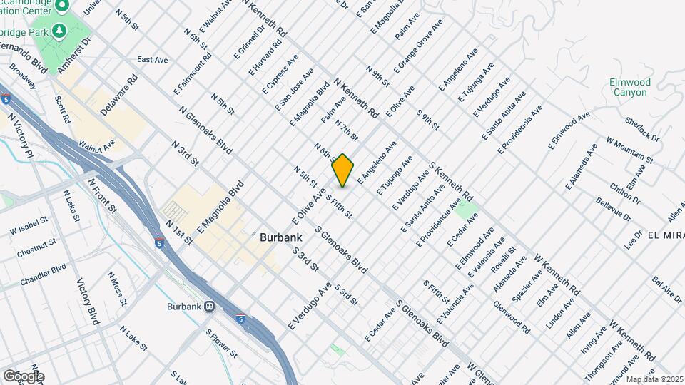 537-539 E Angeleno Ave Map and Location Details