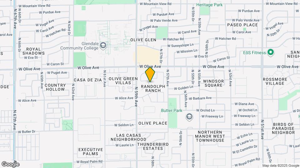 5794 W Golden Ln Map and Location Details