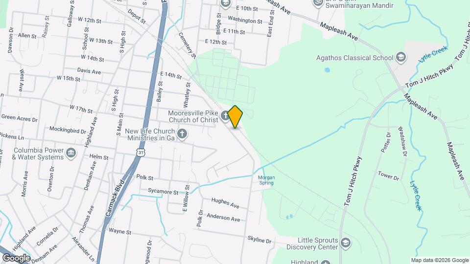 425 Mooresville Pike Mapa y Detalles de la Ubicación