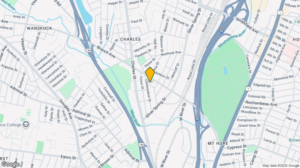 25 Denison St, Unit Unit 1 Mapa y Detalles de la Ubicación