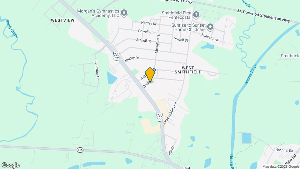 207 Britt St Map and Location Details