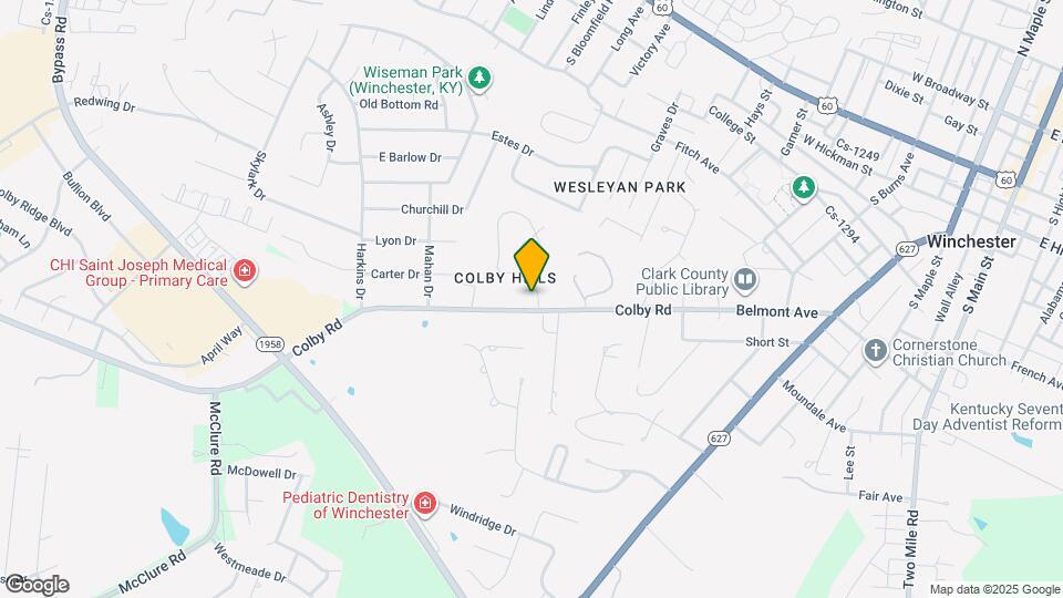 104 Colby Hls Dr Map and Location Details