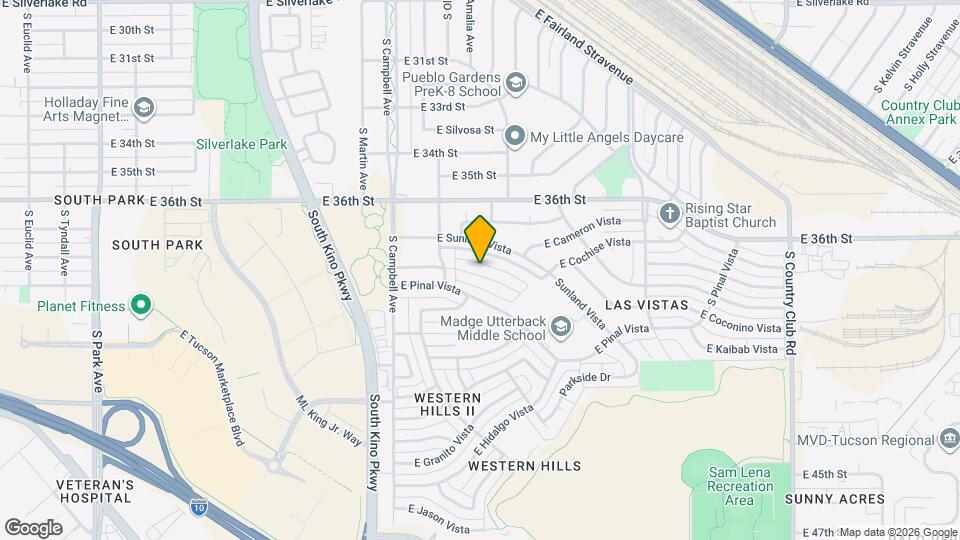 2133 E Vera Cruz Vista Map and Location Details