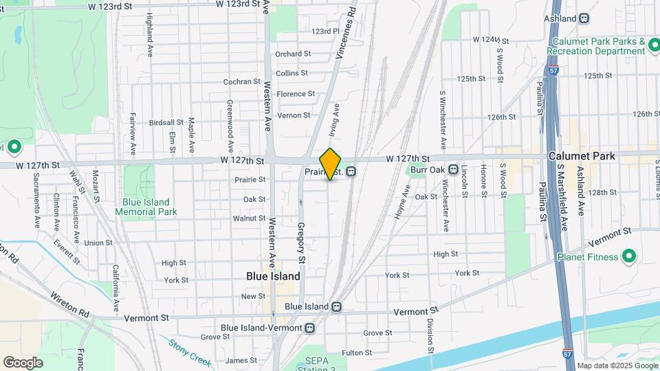 2231 Prairie St Map and Location Details