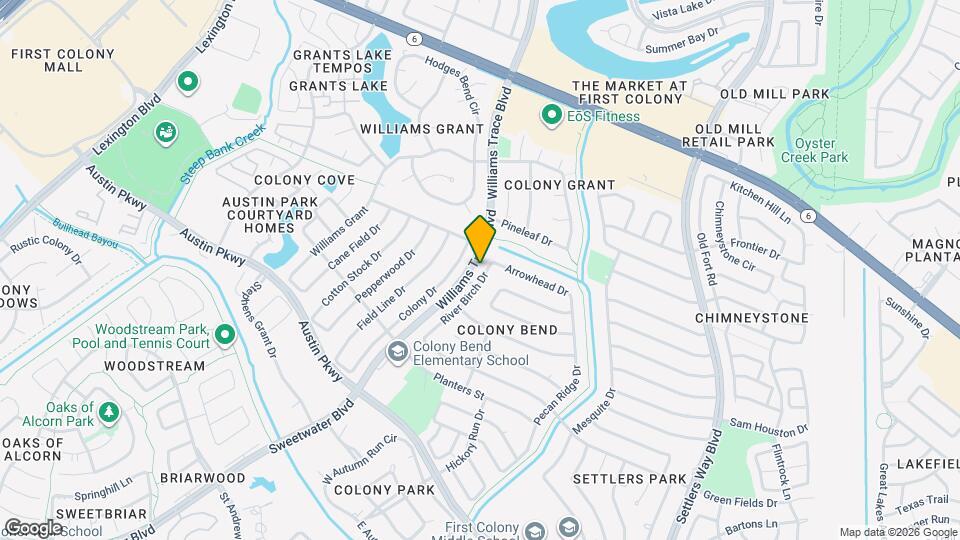 2714 River Birch Dr Map and Location Details