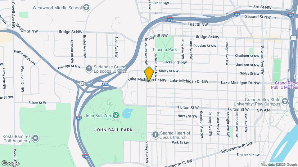 110 Valley Ave NW Map and Location Details