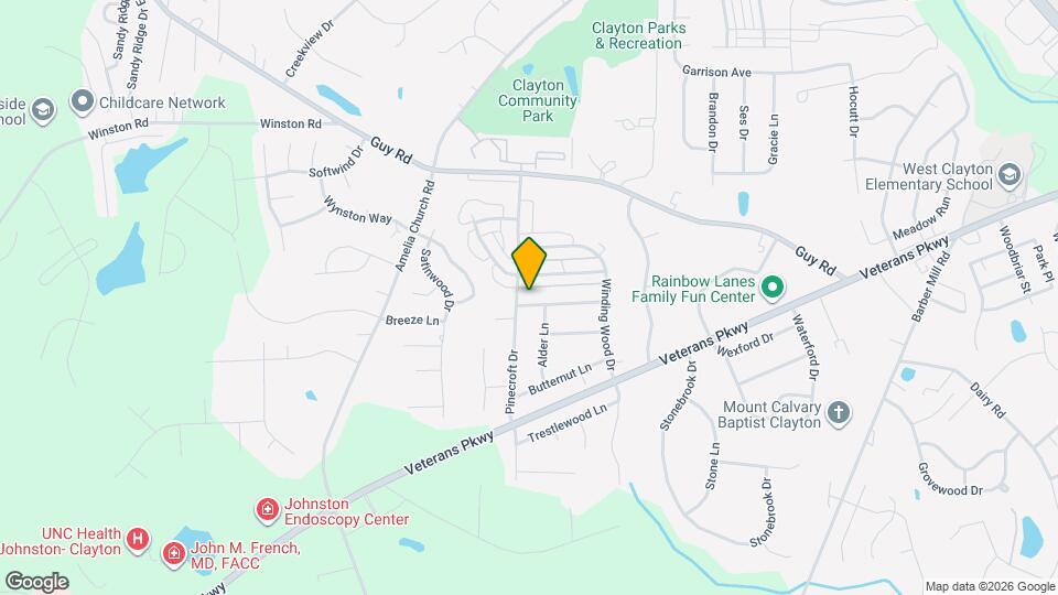 105 Breezewood Ln Map and Location Details