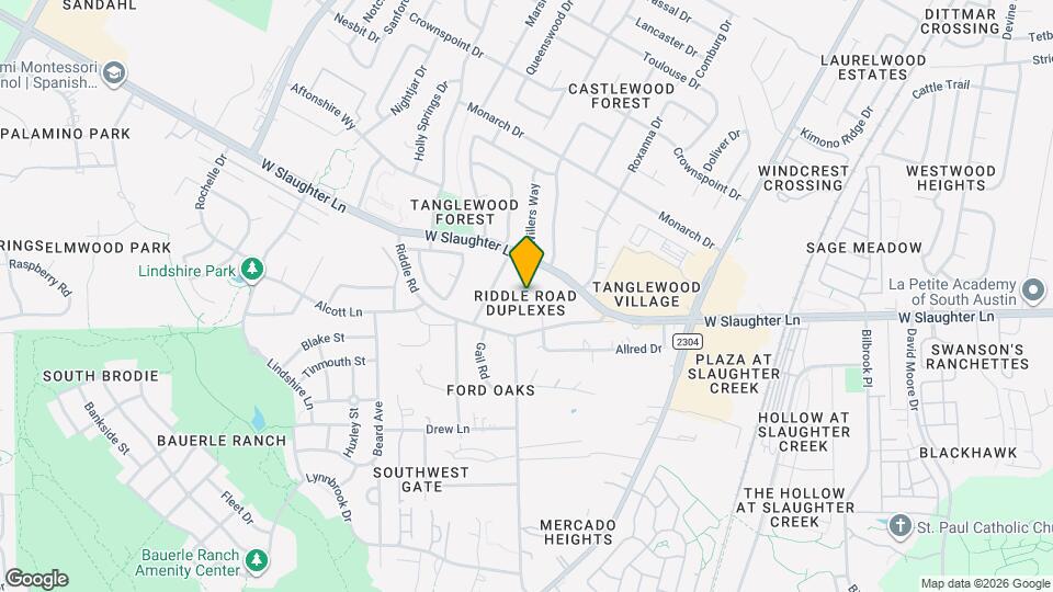 2419 Allred Dr Map and Location Details