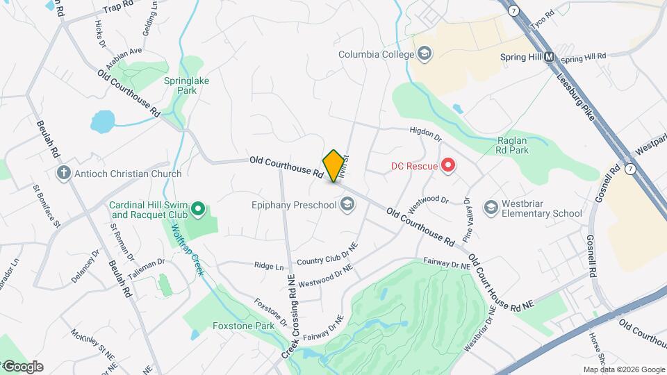 8917 Old Courthouse Rd Map and Location Details