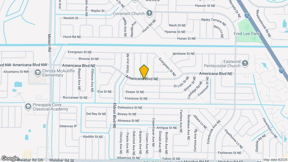 502 Americana Blvd NE Map and Location Details