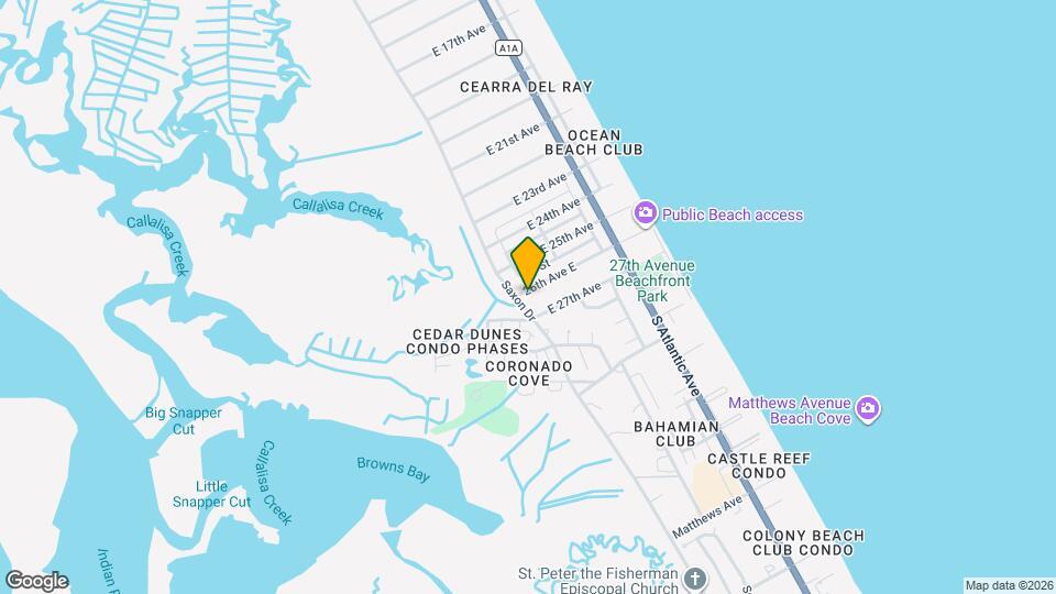 3601 Saxon Dr Map and Location Details