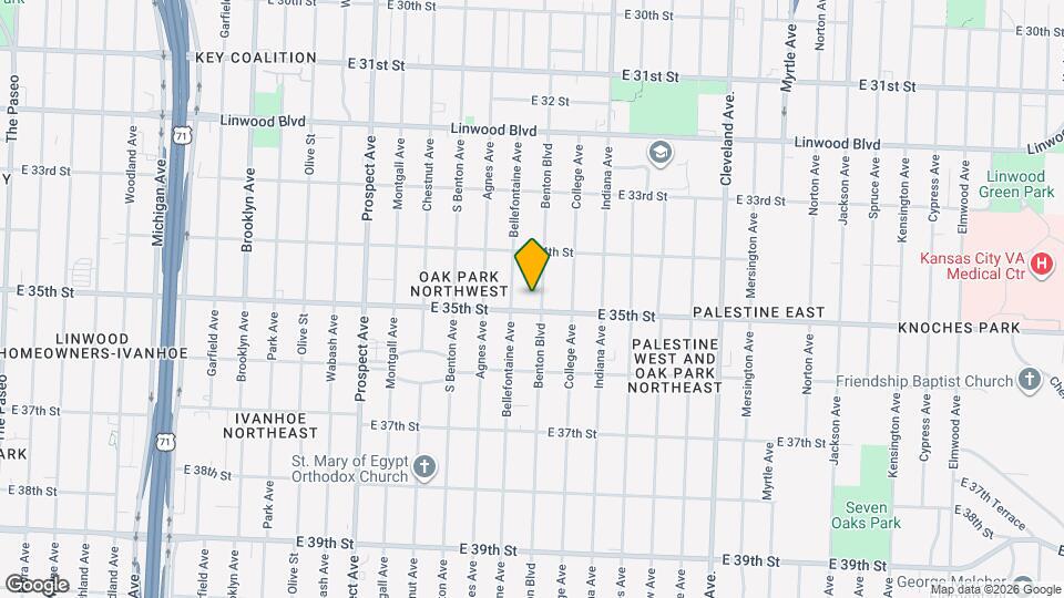 3436 Benton Blvd Map and Location Details