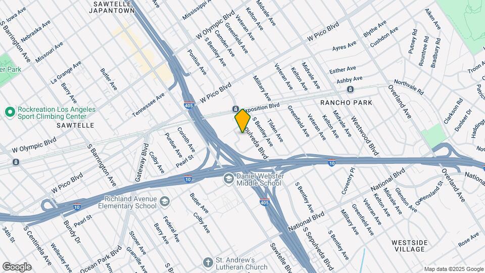 2558 Cotner Ave Map and Location Details