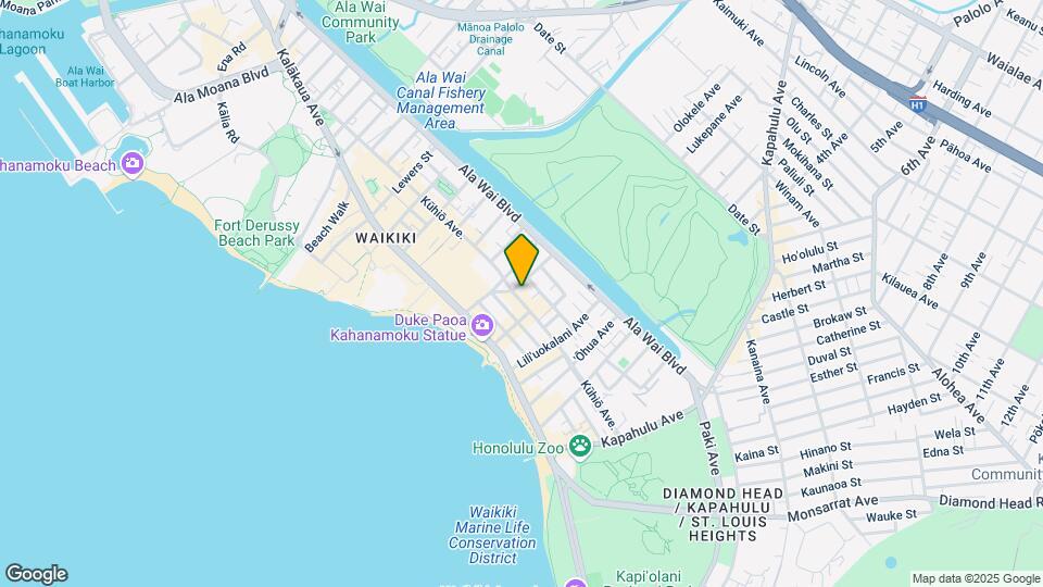 2406 Kuhio Ave Map and Location Details