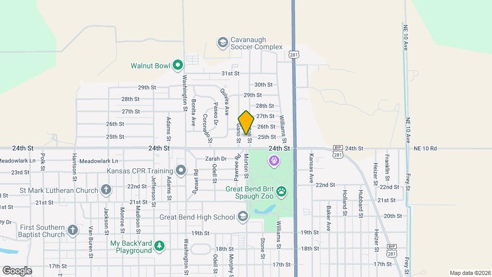 2407 Morton St Map and Location Details