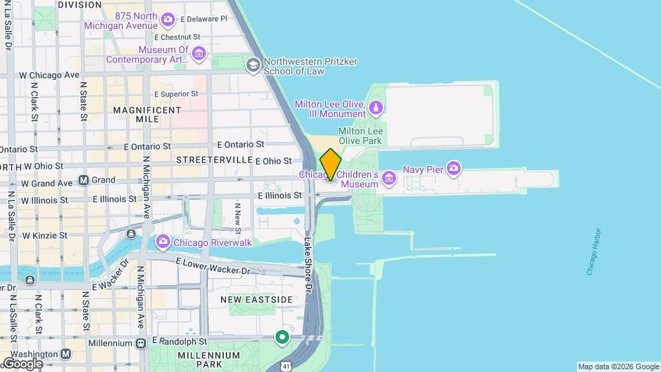 505 N Lake Shore Dr, Unit #2002 Map and Location Details