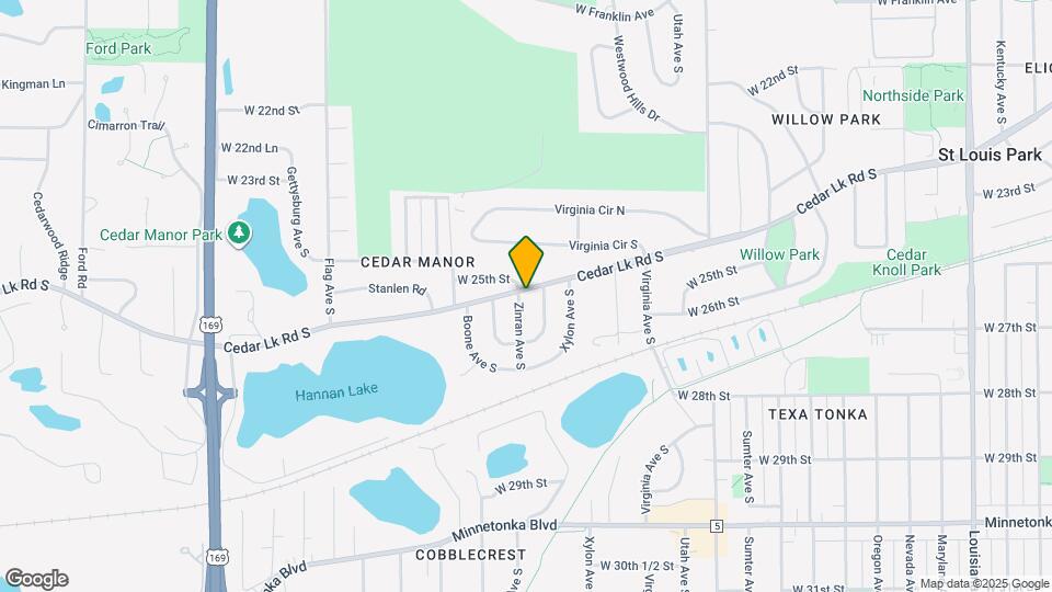 2505 Zinran Ave S Map and Location Details