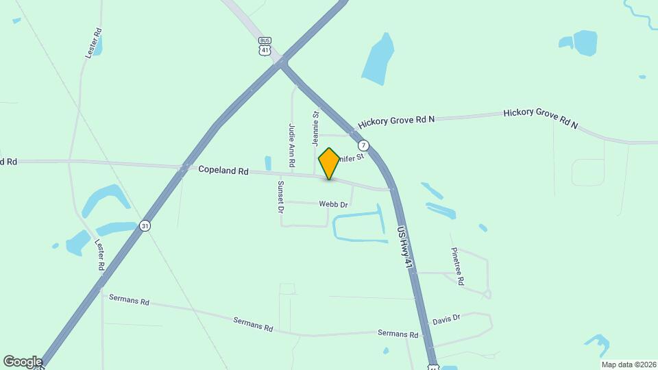 2850 Copeland Rd Map and Location Details