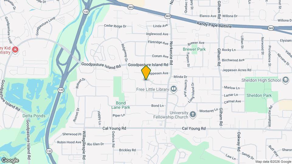 1835 Tabor St Map and Location Details