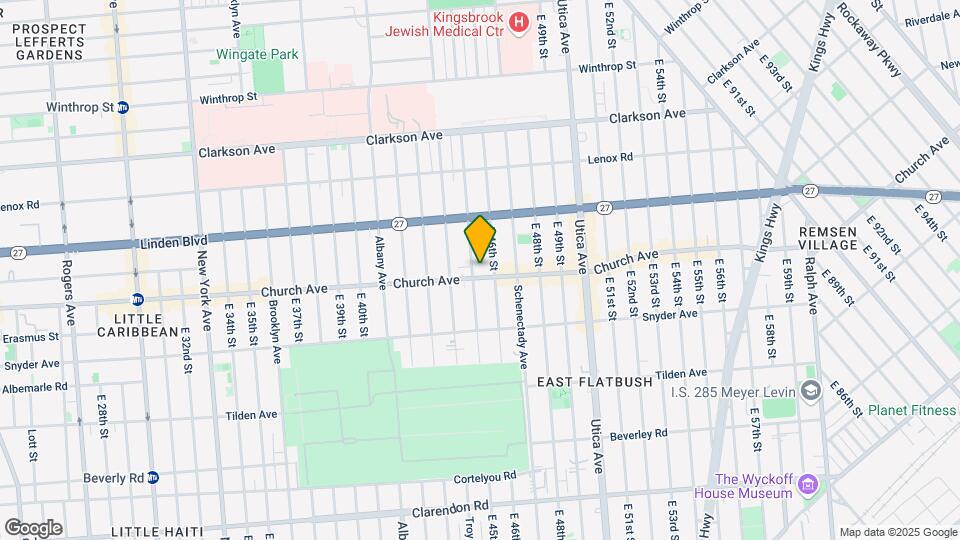 4507 Church Ave Mapa y Detalles de la Ubicación