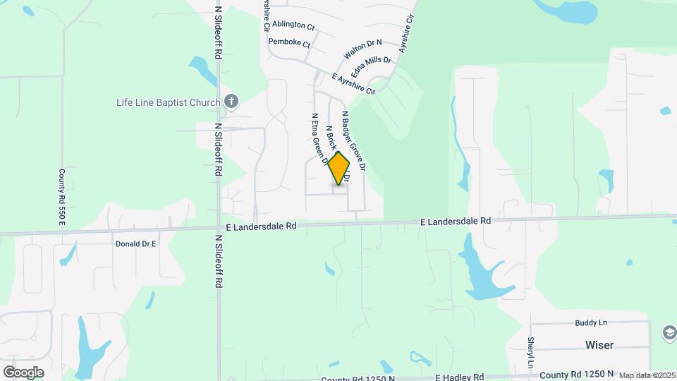 13077 N Etna Green Dr Map and Location Details