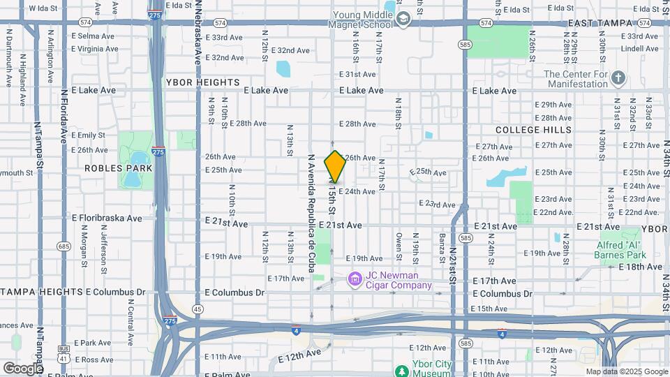 3201 N 15th St Map and Location Details