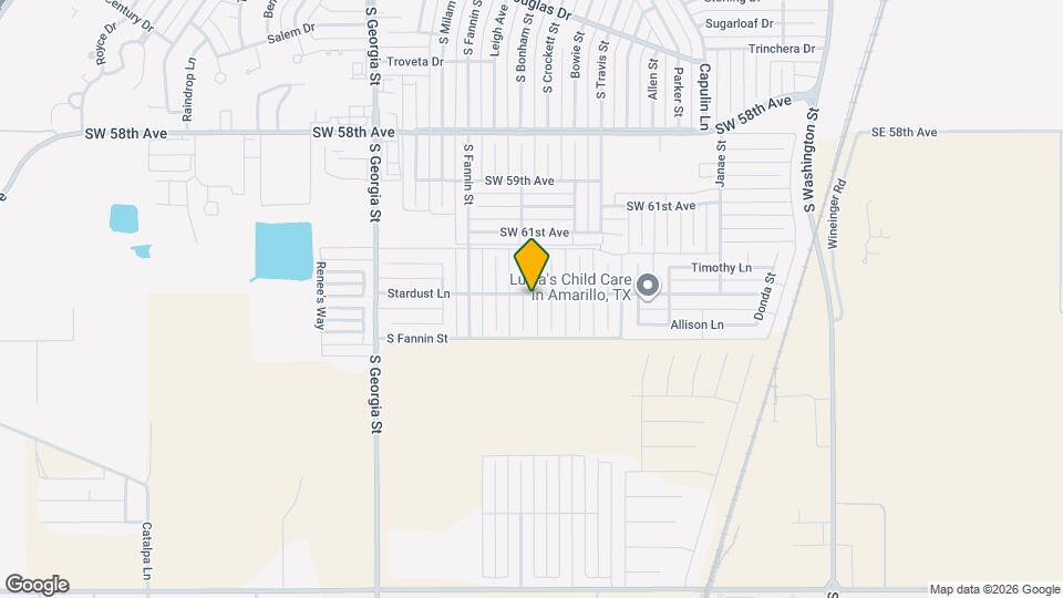 6301 S Bonham St Map and Location Details