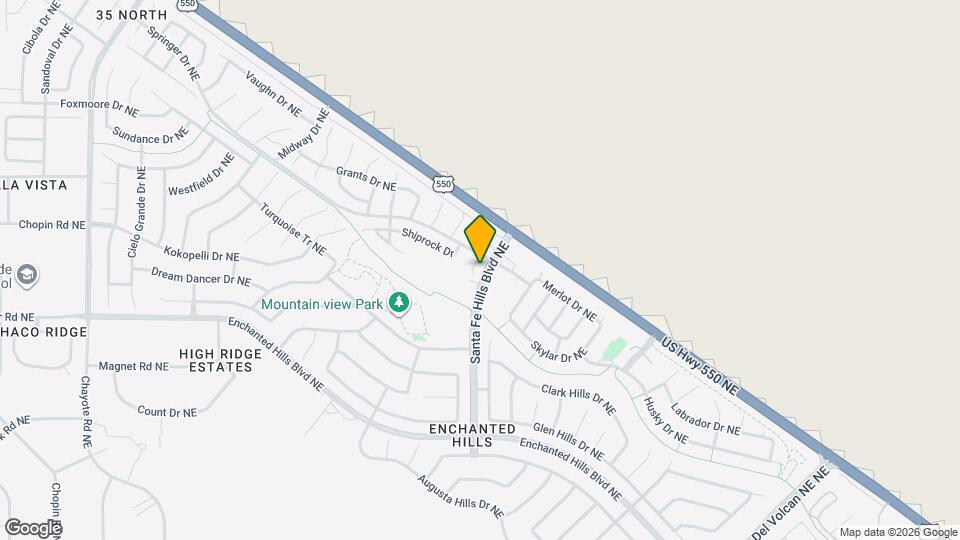 4212 Valdez Ct NE Map and Location Details