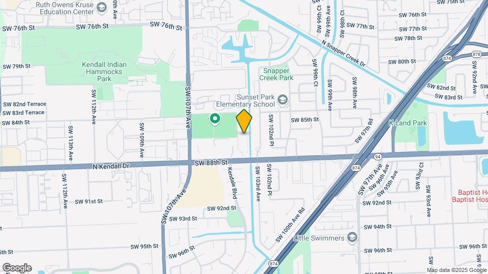 10383 N Kendall Dr, Unit N6 Map and Location Details