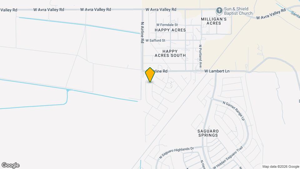 10321 N Arroyo Lupine Way Mapa y Detalles de la Ubicación