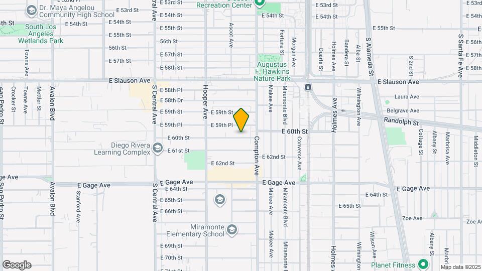 1423 E 60th St Map and Location Details