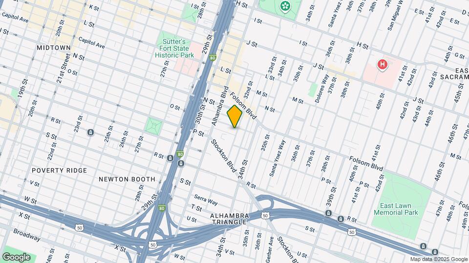1516 32nd St Map and Location Details