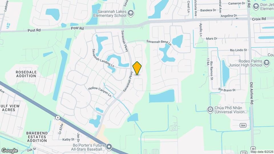 13601 Trail Meadow Ln Mapa y Detalles de la Ubicación
