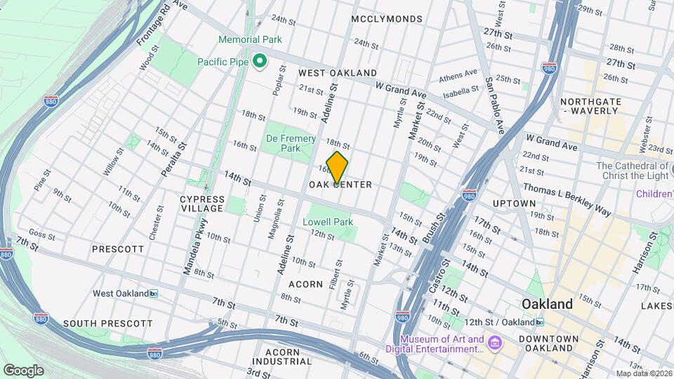 1431 Linden St Map and Location Details