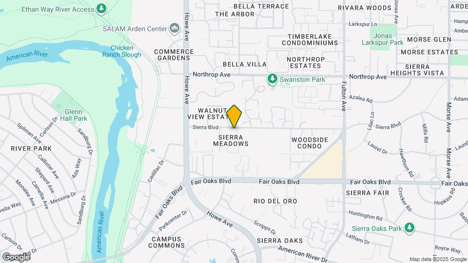 2298 Sierra Blvd Map and Location Details