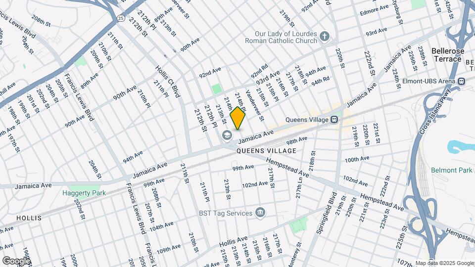 94-44 214th St Map and Location Details