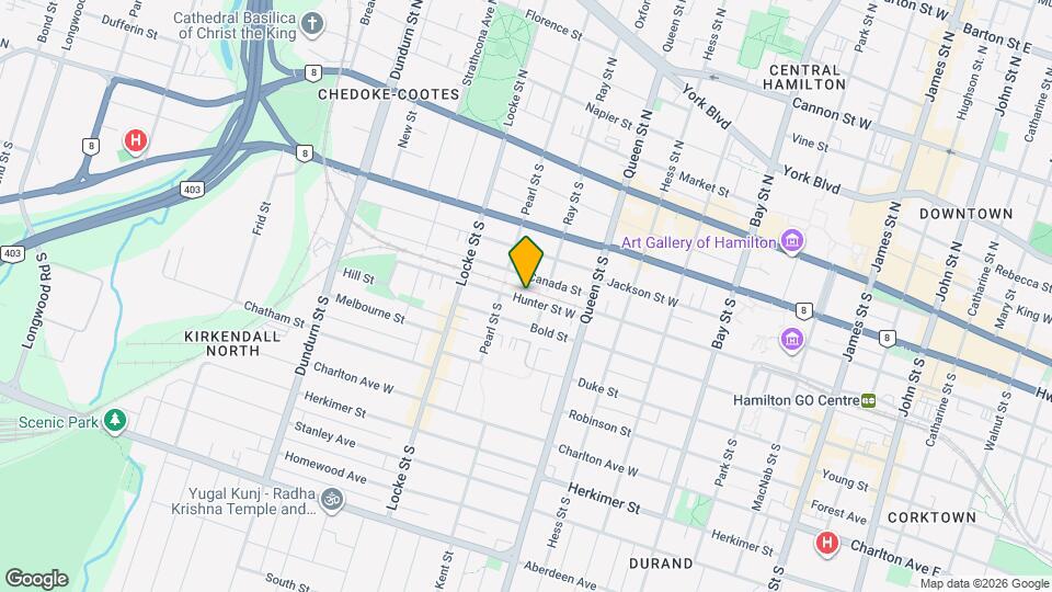 276 Hunter St W Map and Location Details