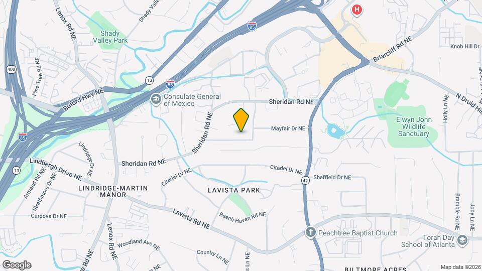 1192 Kingsley Cir NE Map and Location Details