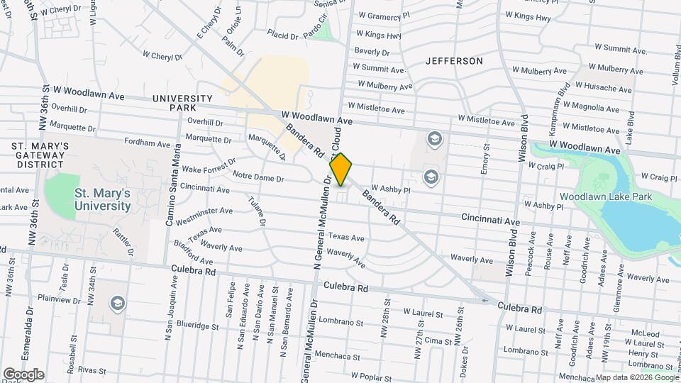 2341 Cincinnati Ave Mapa y Detalles de la Ubicación