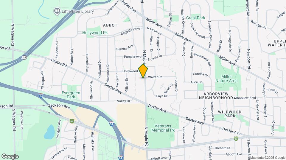 795 N Maple Rd Map and Location Details