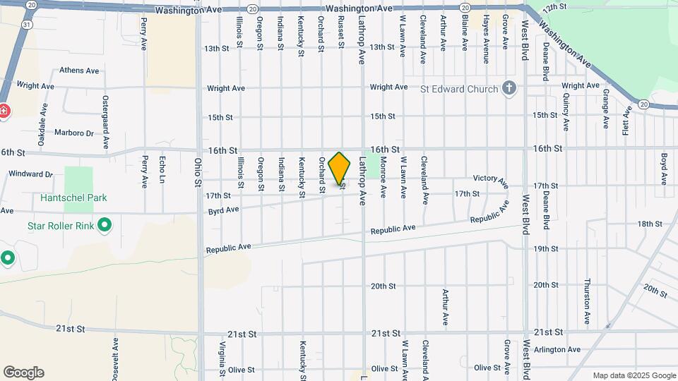 4006 17th St Map and Location Details